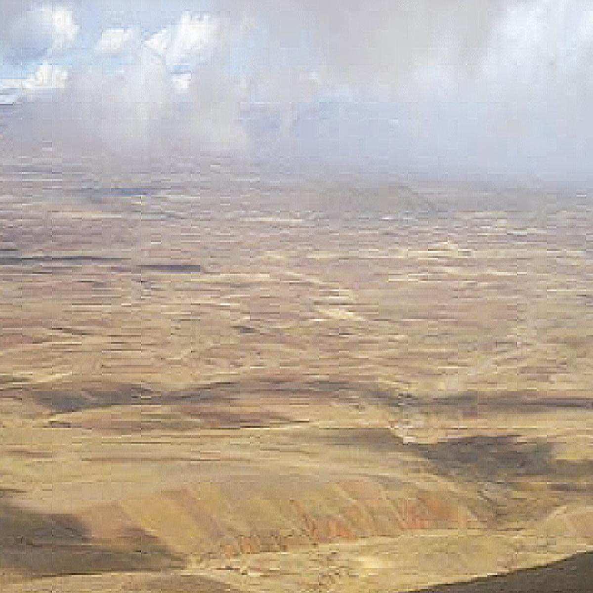 Formaciones Geologicas en Llallagua Cerro Hembra y Cerro Macho